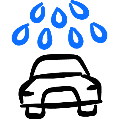 Car Repair Wash Icon from Freehand Duotone Set