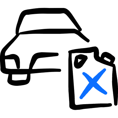 Gas Car Container Icon from Freehand Duotone Set