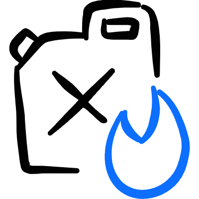 Gas Container Icon from Freehand Duotone Set