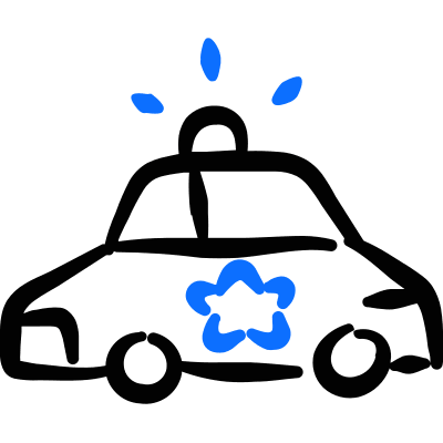 Public Service Police 1 Icon from Freehand Duotone Set