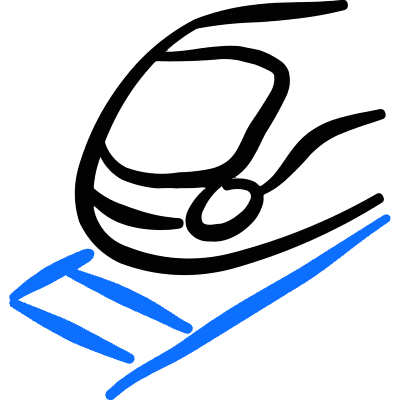 Railroad Bullet Train 1 Icon from Freehand Duotone Set