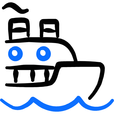 Sea Transport Cruiser Icon from Freehand Duotone Set