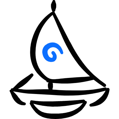 Sea Transport Sail Boat 1 Icon from Freehand Duotone Set