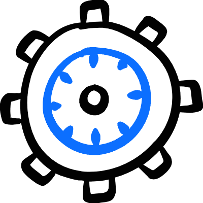 Sea Transport Wheel Boat Icon from Freehand Duotone Set