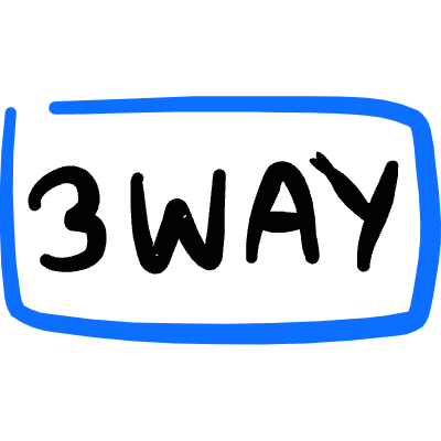 Road Sign 3 Way Icon from Freehand Duotone Set