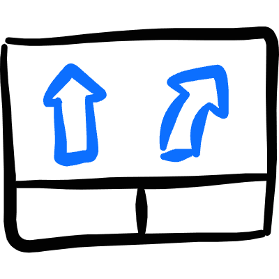 Road Sign Highway Icon from Freehand Duotone Set