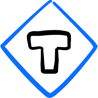 Road Sign Intersection 1 Icon from Freehand Duotone Set