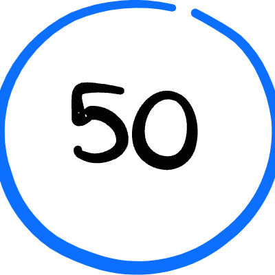 Road Sign Speed Limit 50 Icon from Freehand Duotone Set
