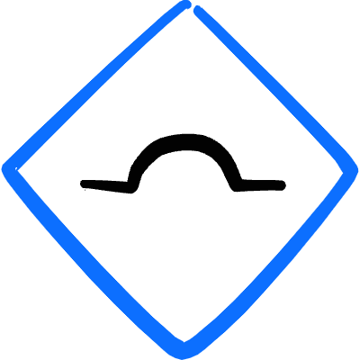 Road Sign Tunnel Ahead Icon from Freehand Duotone Set