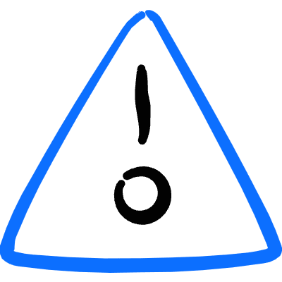 Road Sign Warning Icon from Freehand Duotone Set