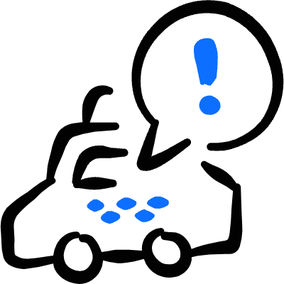 Taxi Alert Icon from Freehand Duotone Set