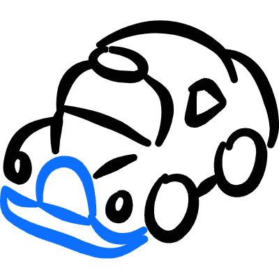 Taxi Icon from Freehand Duotone Set