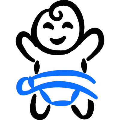 Car Tool Baby Seat Icon from Freehand Duotone Set