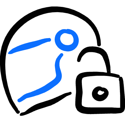 Tool Helmet Unlock Icon from Freehand Duotone Set