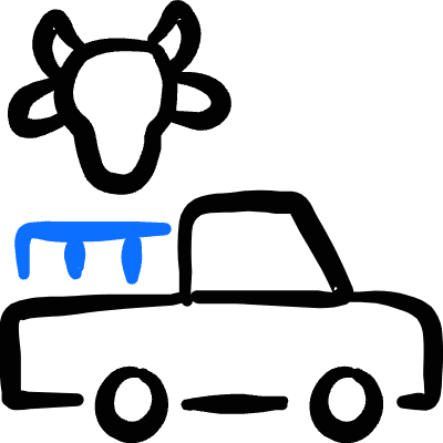 Truck Animal Icon from Freehand Duotone Set