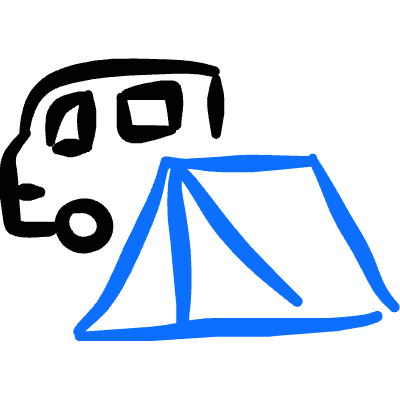 Various Camping Van 1 Icon from Freehand Duotone Set