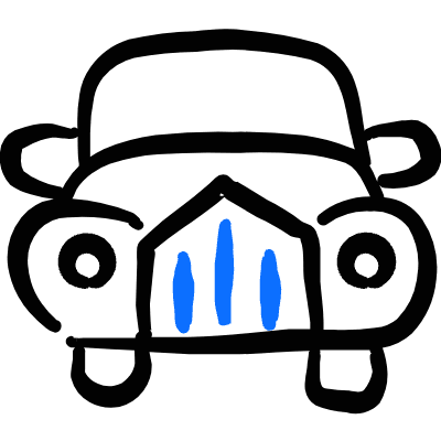 Vintage Car 8 Icon from Freehand Duotone Set