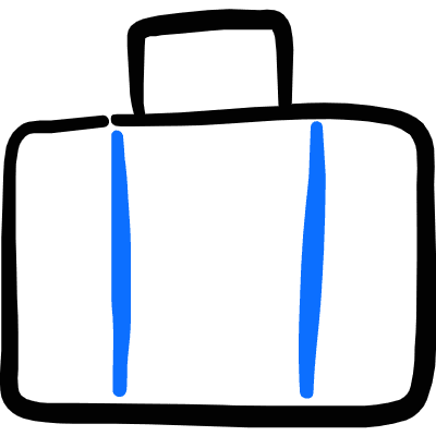 Baggage Icon from Freehand Duotone Set