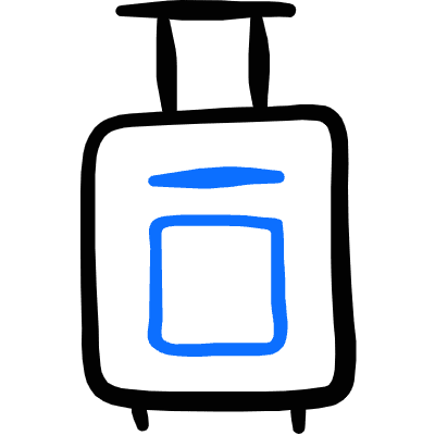 Baggage Roll 1 Icon from Freehand Duotone Set