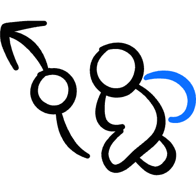 Immigration Voyage Icon from Freehand Duotone Set