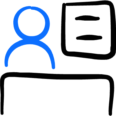 Check In Information Counter Icon from Freehand Duotone Set