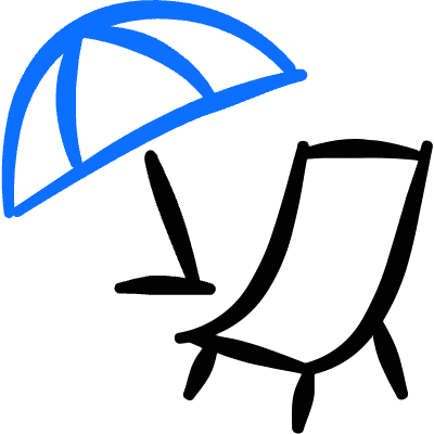 Vacation Beach 2 Icon from Freehand Duotone Set