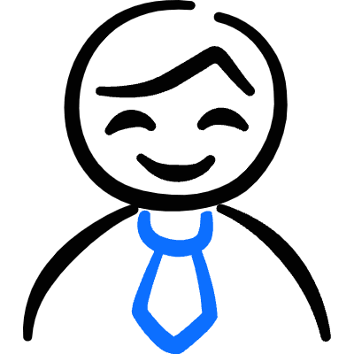 Close Up Single Man Icon from Freehand Duotone Set