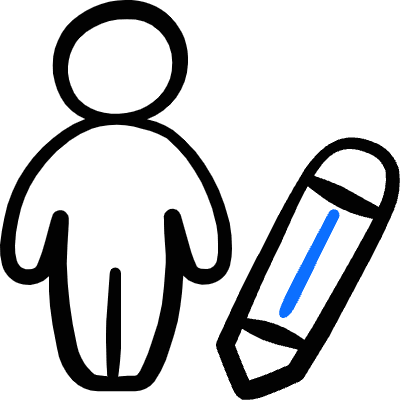Single Neutral Actions Edit Icon from Freehand Duotone Set