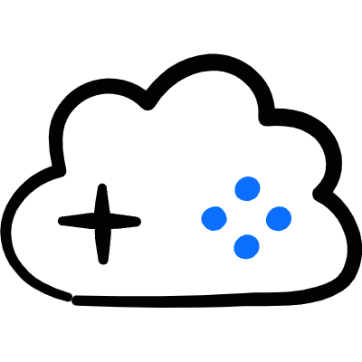 Cloud Gaming Service Icon from Freehand Duotone Set