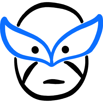 Famous Character Wolverine Icon from Freehand Duotone Set