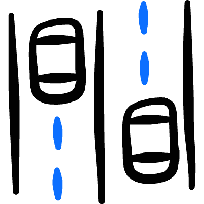 Famous Game Cross The Road Racing Game Icon from Freehand Duotone Set