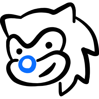 Video Game Sonic Icon from Freehand Duotone Set
