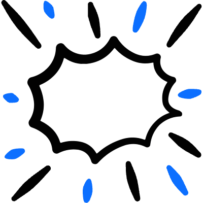 Manga Japanese Comic Bubble Effect Icon from Freehand Duotone Set