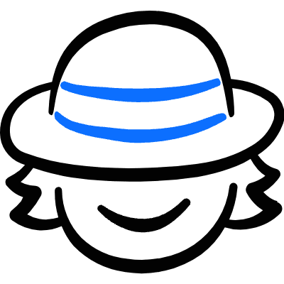 Manga Japanese Comic Pirate Luffy Onepiece Icon from Freehand Duotone Set