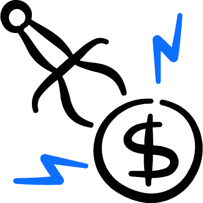 Mediaval Fantasy Bounty Hunter Icon from Freehand Duotone Set