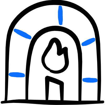 Mediaval Fantasy Dungeon Candle Icon from Freehand Duotone Set