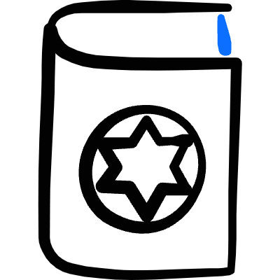 Mediaval Fantasy Magic Book 1 Icon from Freehand Duotone Set