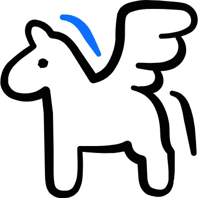 Mythology Creature Pegasus 1 Icon from Freehand Duotone Set