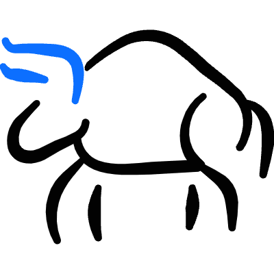 Mythology Creature Sacred Bull Behemoth Icon from Freehand Duotone Set