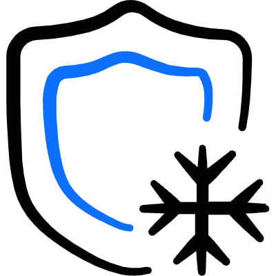 Role Playing Games Icon Elemental Resistance Cold Ice Icon from Freehand Duotone Set