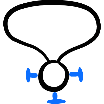 Role Playing Games Icon Necklace Accessory Icon from Freehand Duotone Set