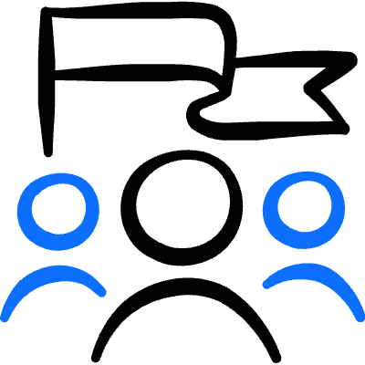 Role Playing Games Icon Party Icon from Freehand Duotone Set