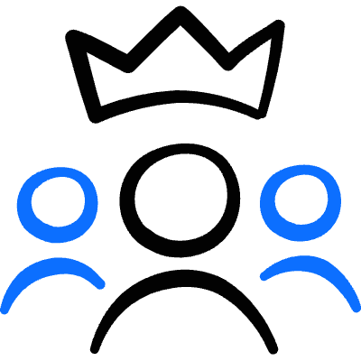 Role Playing Games Icon Party Leader Icon from Freehand Duotone Set