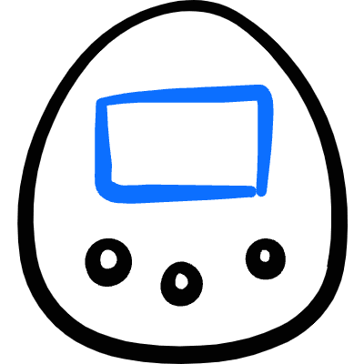 Video Game Hatchi Icon from Freehand Duotone Set