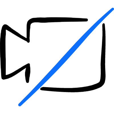 Controls Camera Off Icon from Freehand Duotone Set