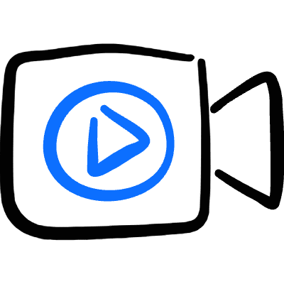 Controls Camera Play Icon from Freehand Duotone Set