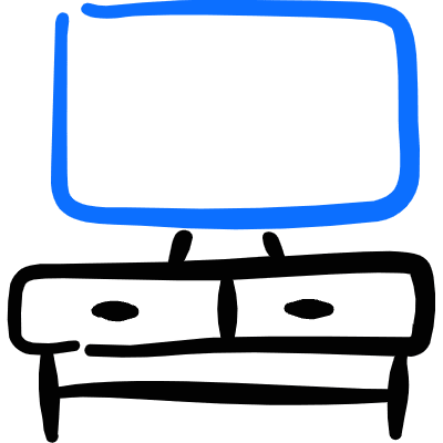 Movies Home Icon from Freehand Duotone Set