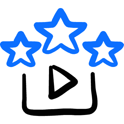 Movies Rating Star Icon from Freehand Duotone Set