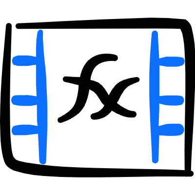 Video Edit Effects Icon from Freehand Duotone Set