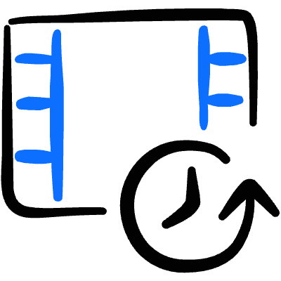 Video Edit Speed Icon from Freehand Duotone Set